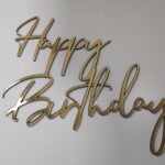 Toper Happy Bitrhday Hand write